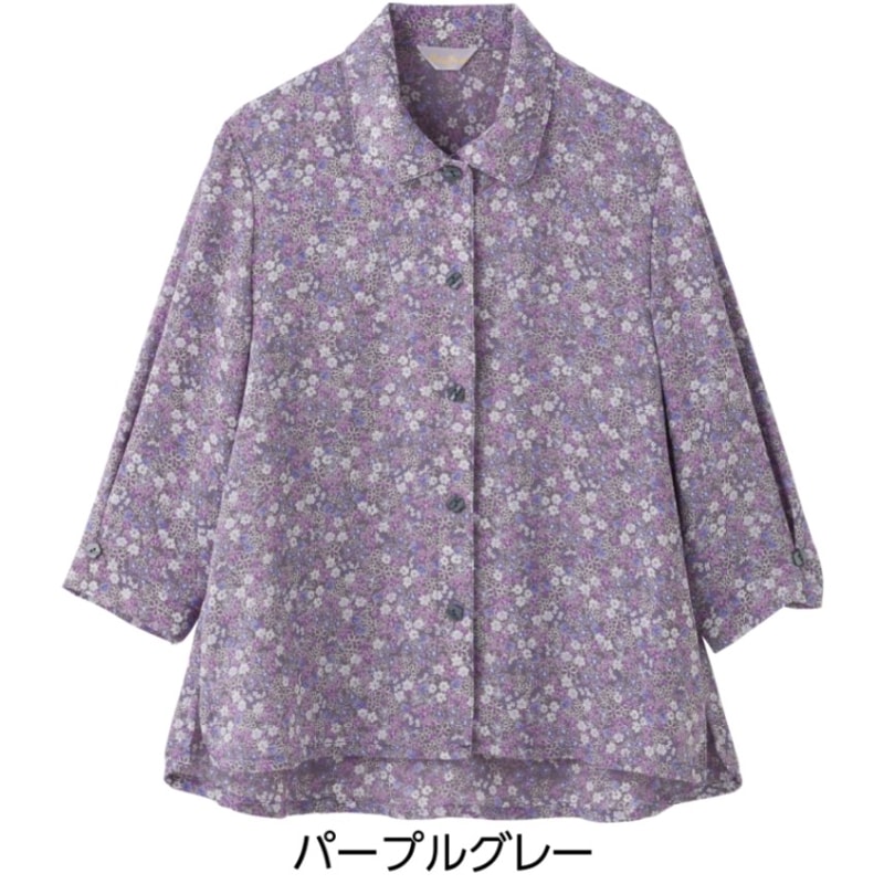 7分袖ワンタッチテープブラウス