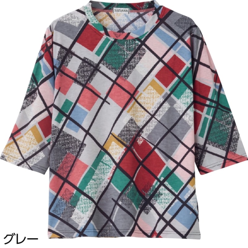 6分袖ゆったり快適Ｔシャツ