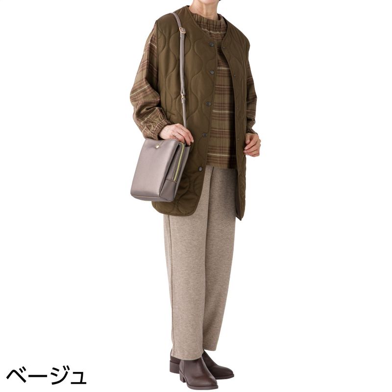 キレイ見え総ゴムストレッチパンツ