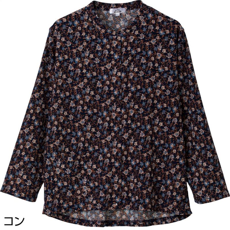 スナップ釦前開きＴシャツ