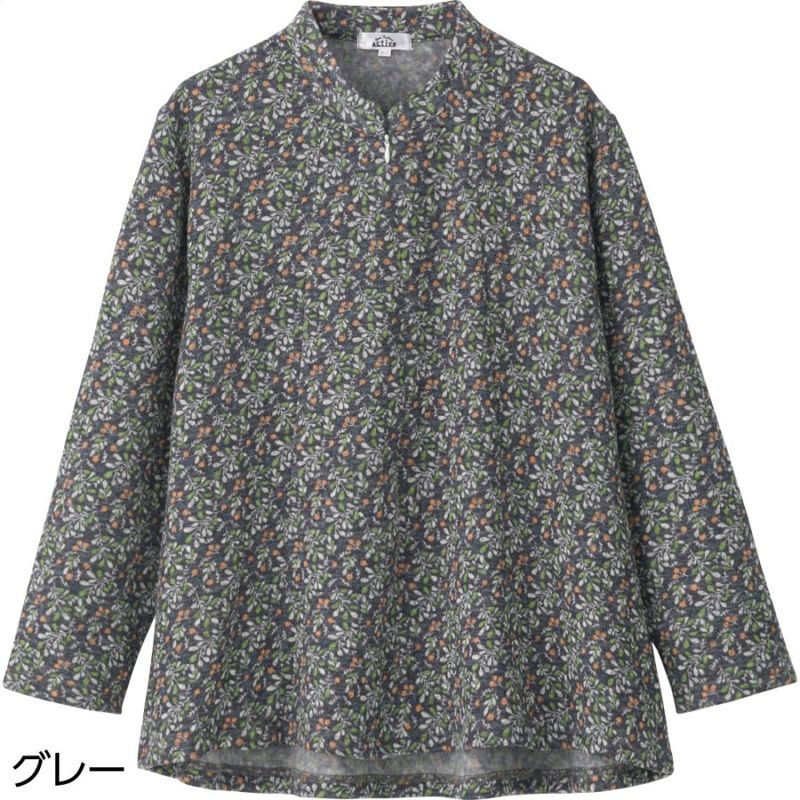 ロングファスナーＡラインＴシャツ