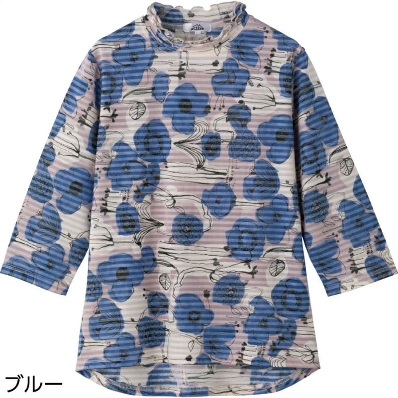 7分袖後ろ長めＴシャツ