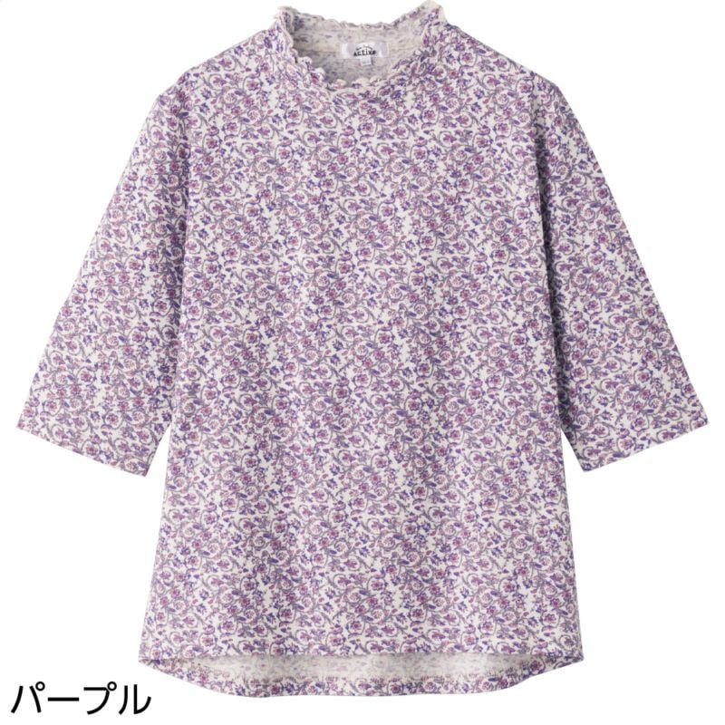 5分袖後ろ長めＴシャツ