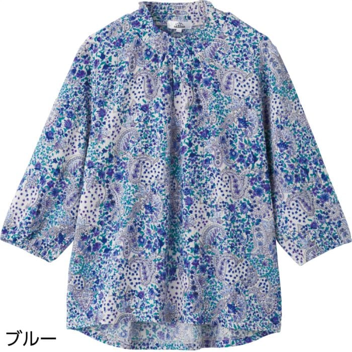 7分袖シャーリングＴシャツ