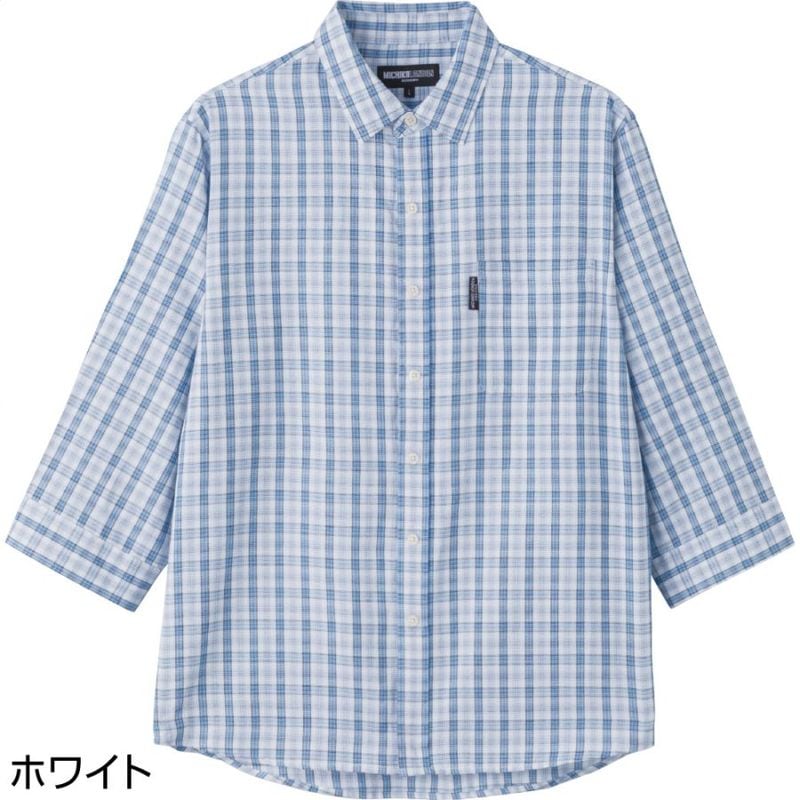 パナマワンタッチテープ7分袖シャツ