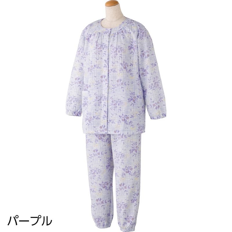 【3Ｌ・4Ｌ】ワンタッチキルトパジャマ