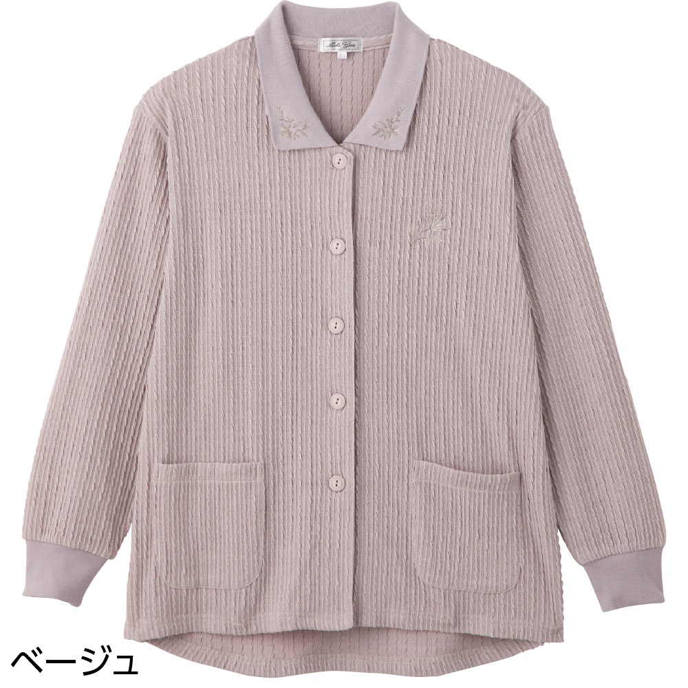 斜め釦ホールポロカーディ