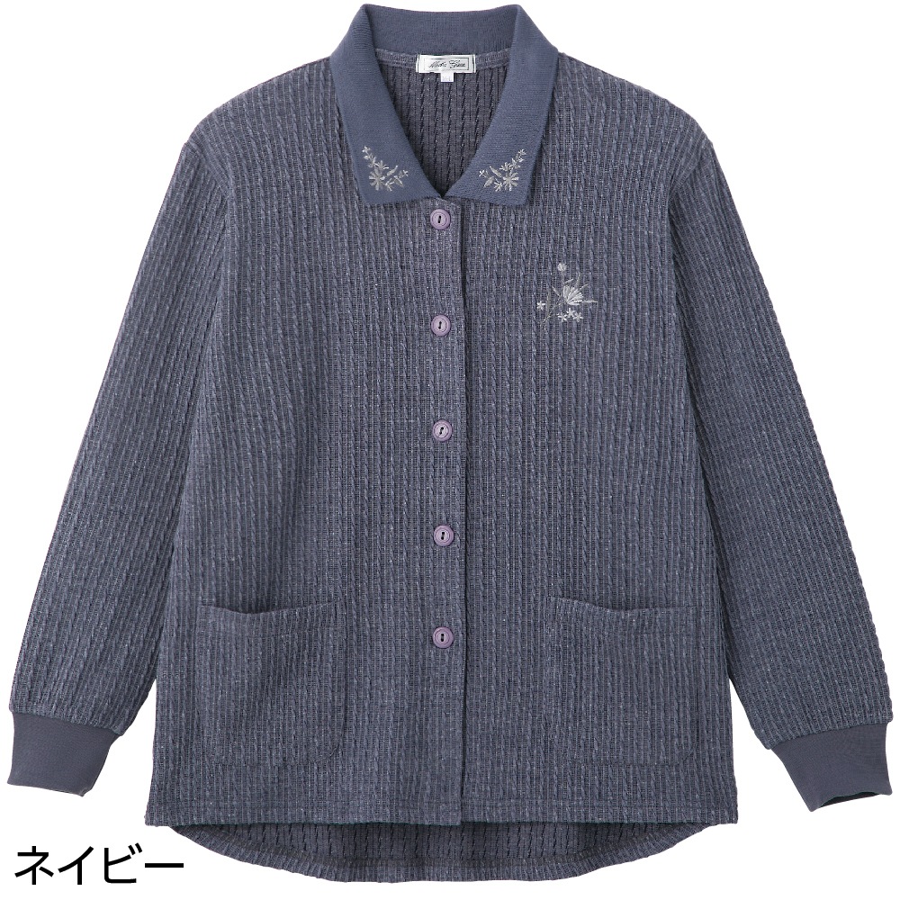 斜め釦ホールポロカーディ