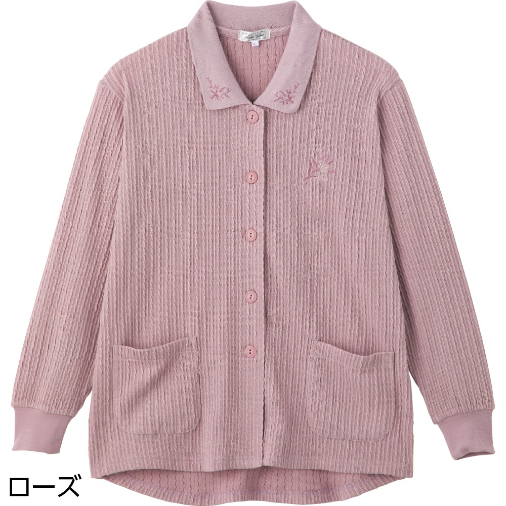 斜め釦ホールポロカーディ