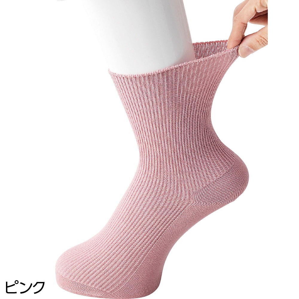 着るサプＩＦＭＣ.足首ゆったりスベリ止め付ソックス