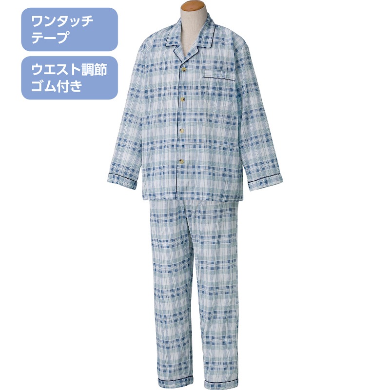 ワンタッチ楊柳パジャマ