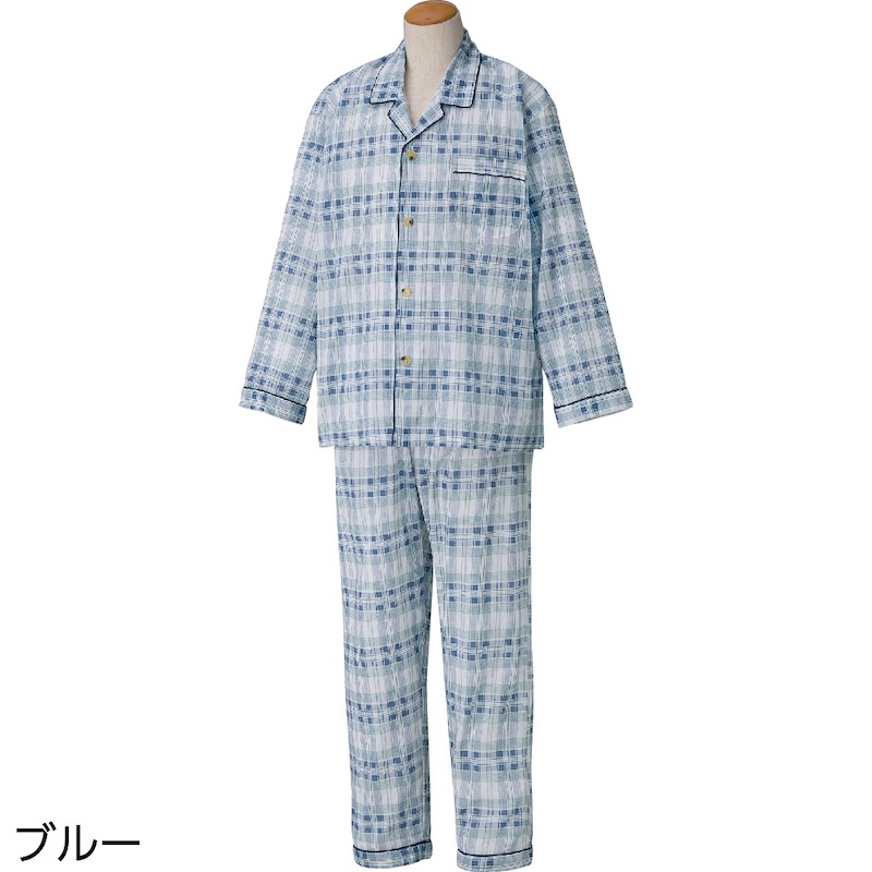 ワンタッチ楊柳パジャマ