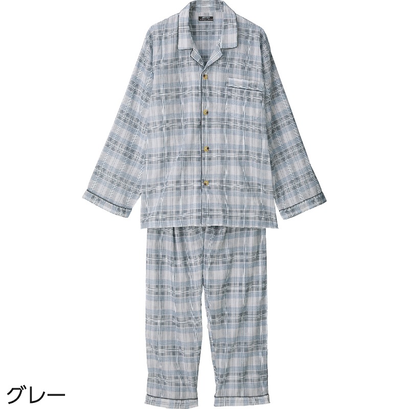 ワンタッチ楊柳パジャマ