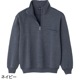 裏起毛ハーフジップトレーナー