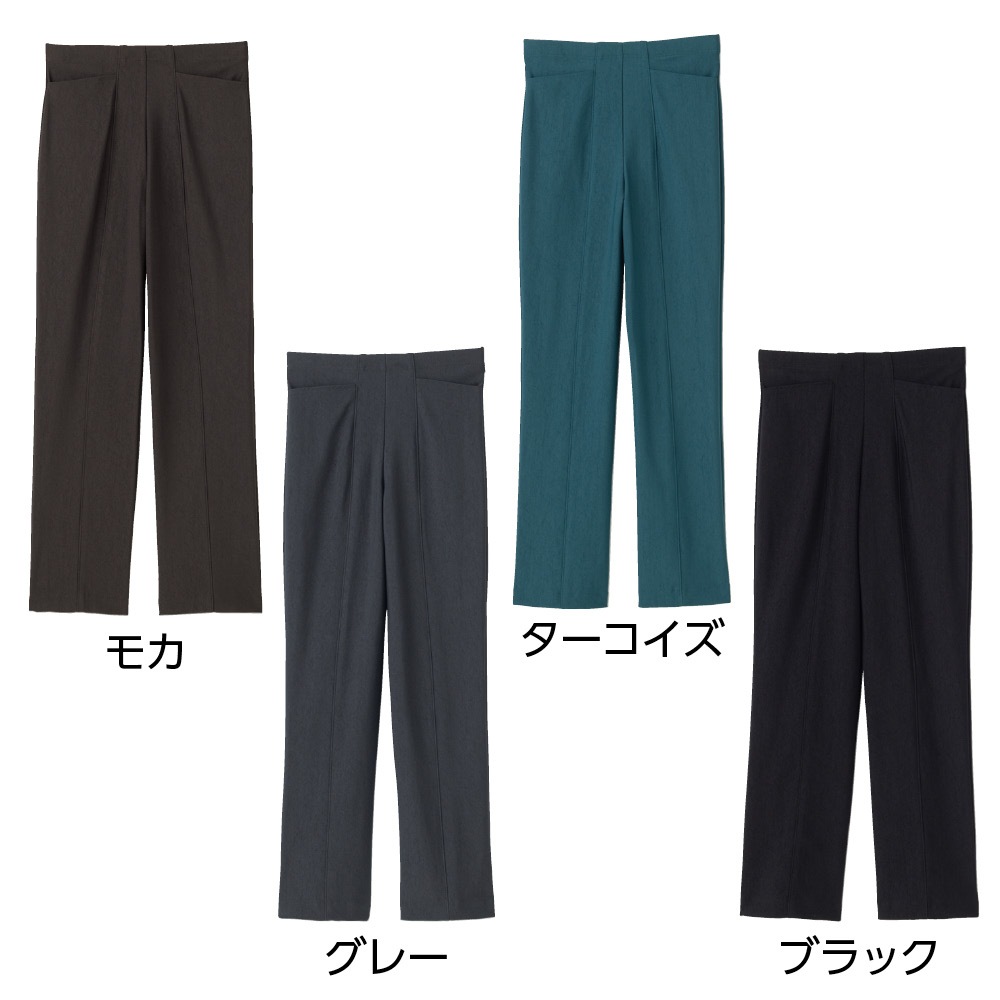 ナチュラルフィットハイテンションストレートパンツ