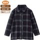 裏起毛衿付格子柄ジャケット