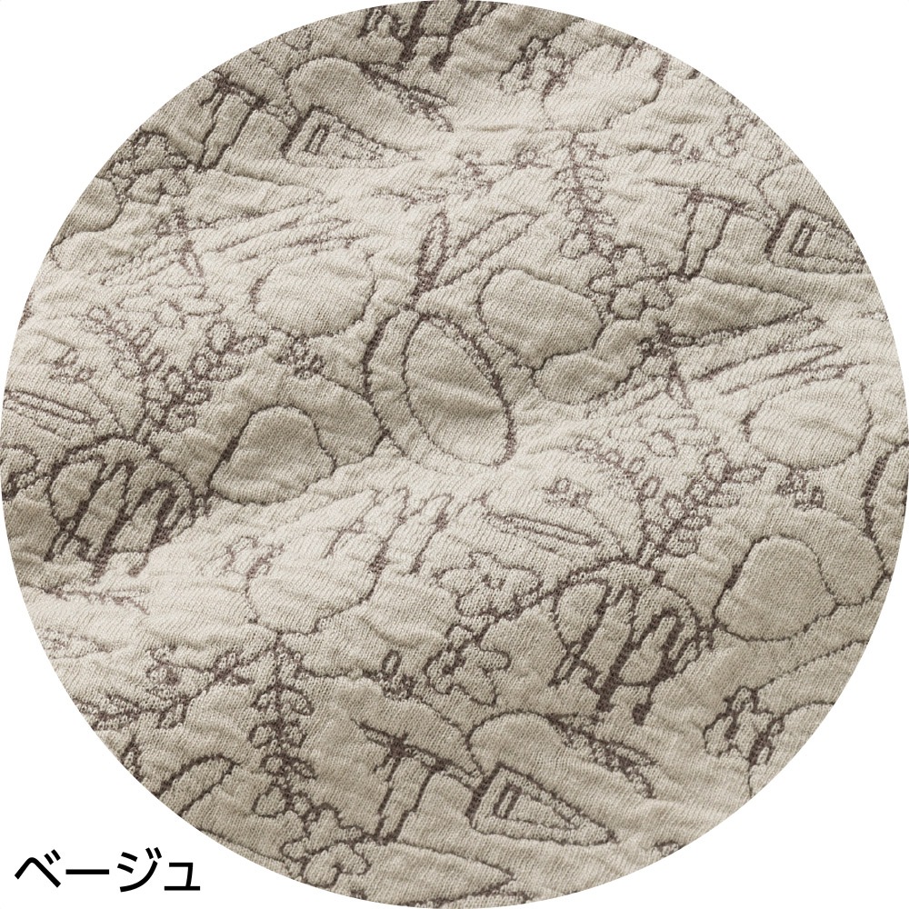 小花柄ジャカードＴシャツ