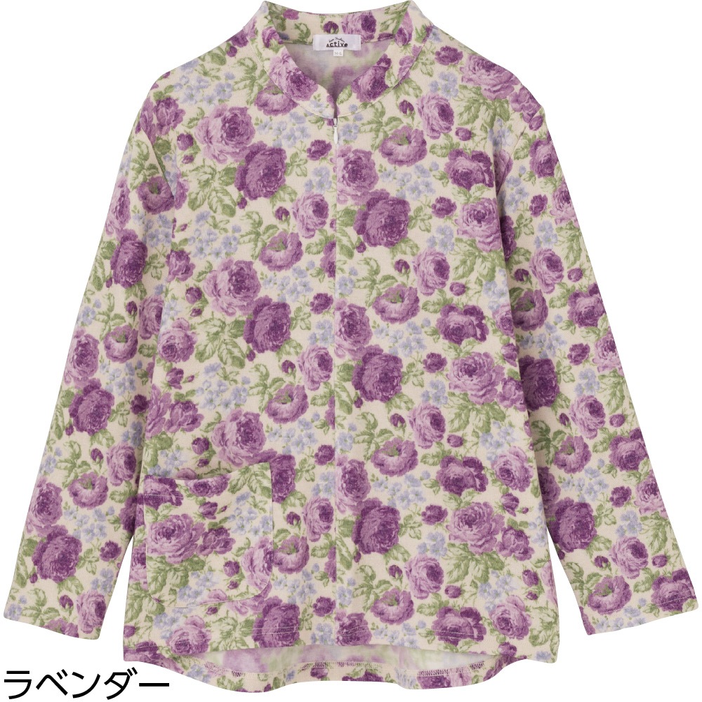 裏起毛ロングファスナーＴシャツ