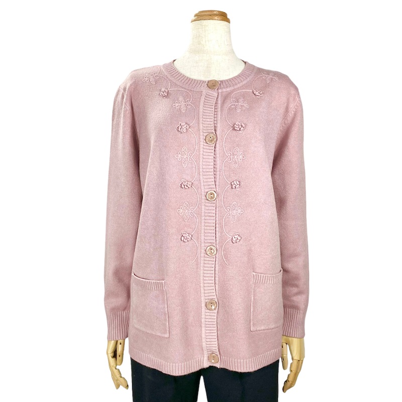 刺繍カーディガン　S