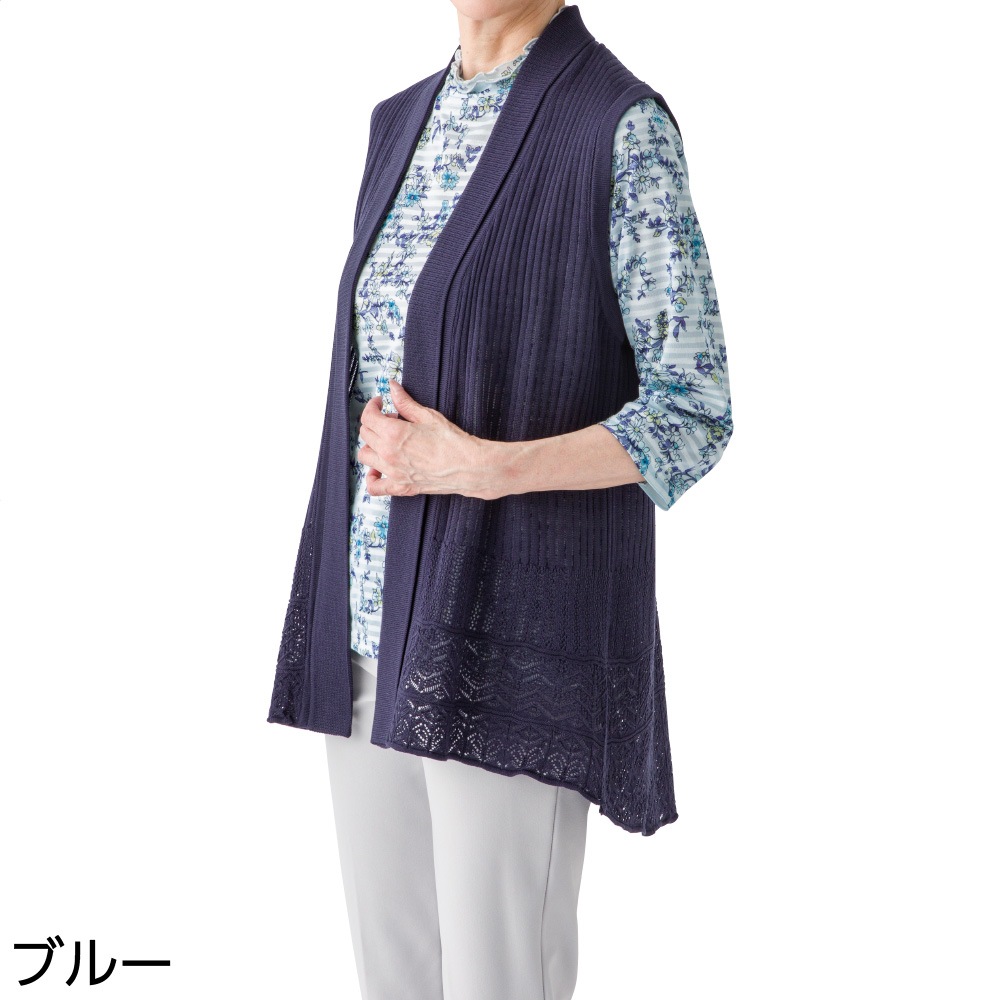 7分袖後ろ長めＴシャツ