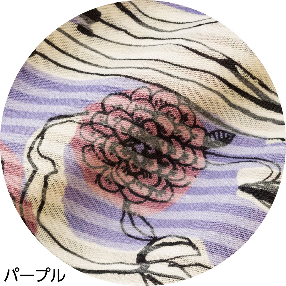 7分袖後ろ長めＴシャツ