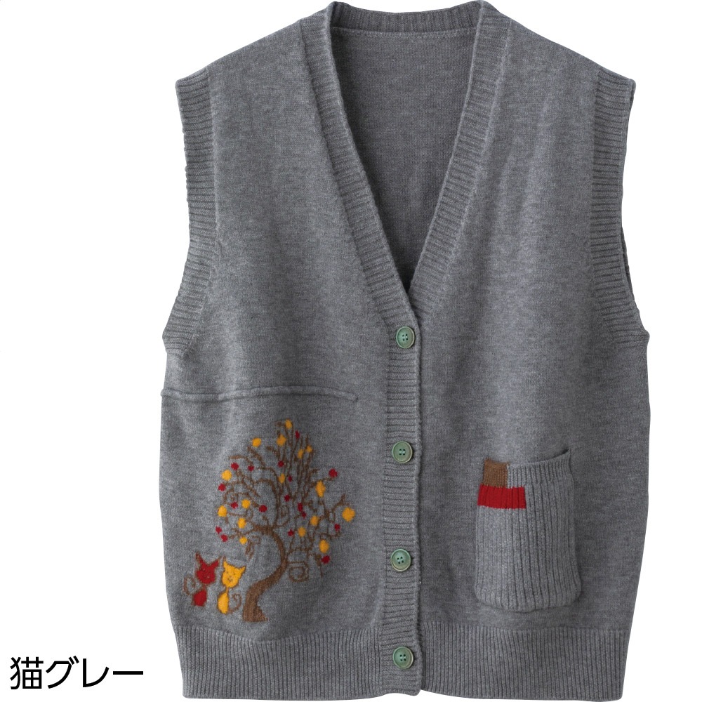 ジャカードベスト