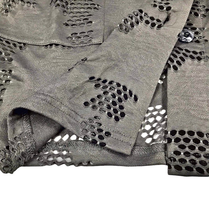 透かし柄カーディガン