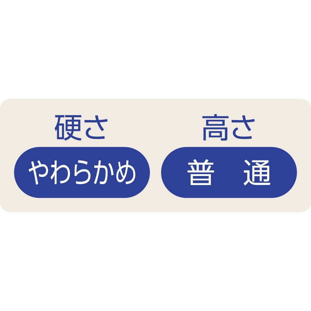 洗える低反発枕(オフホワイト)