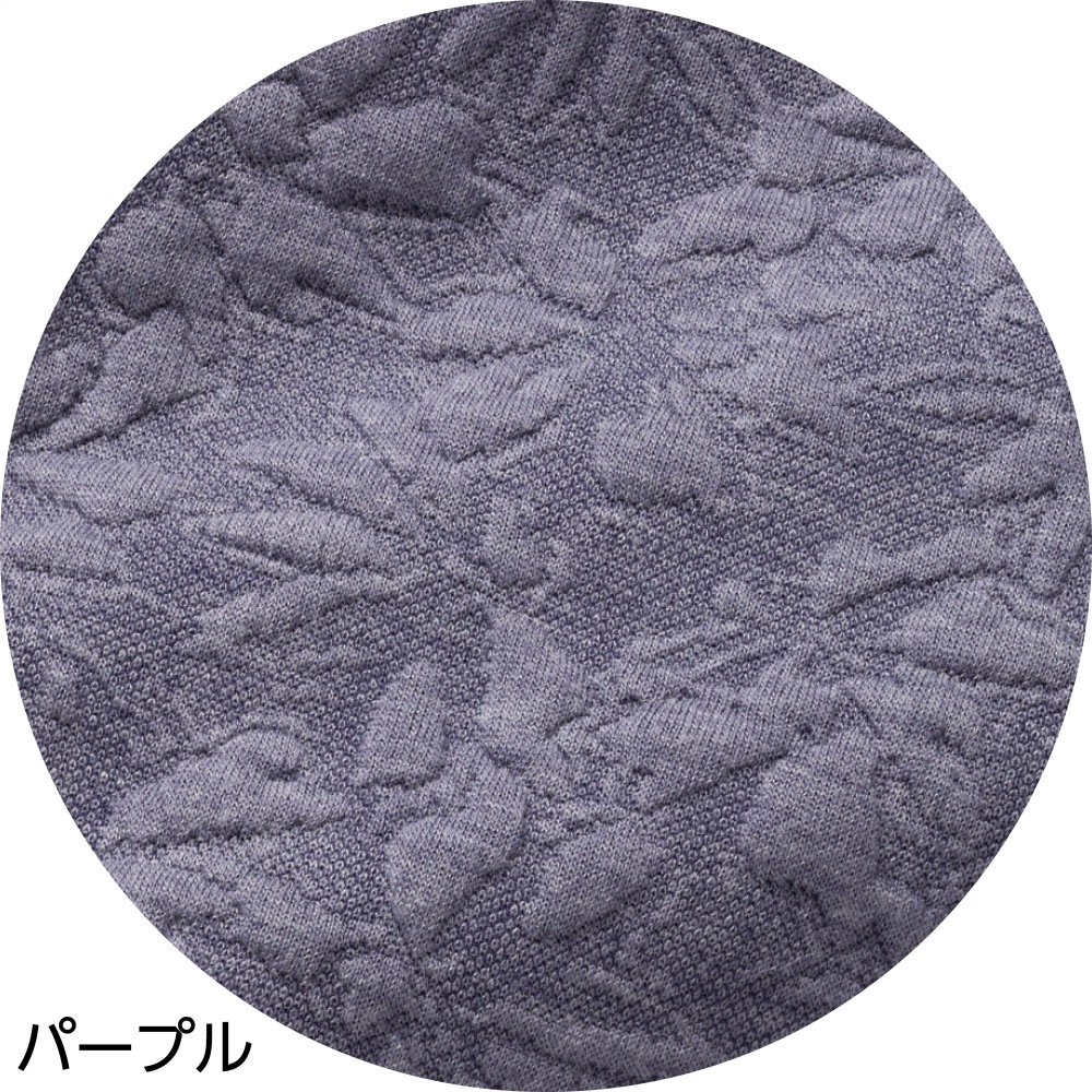 薄中綿キルト花柄ベスト