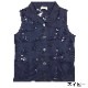 透かし柄ベスト