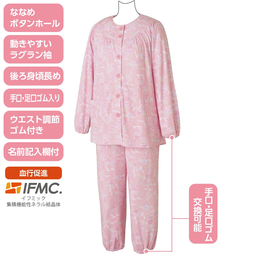 着るサプＩＦＭＣ.大きめボタンパジャマ
