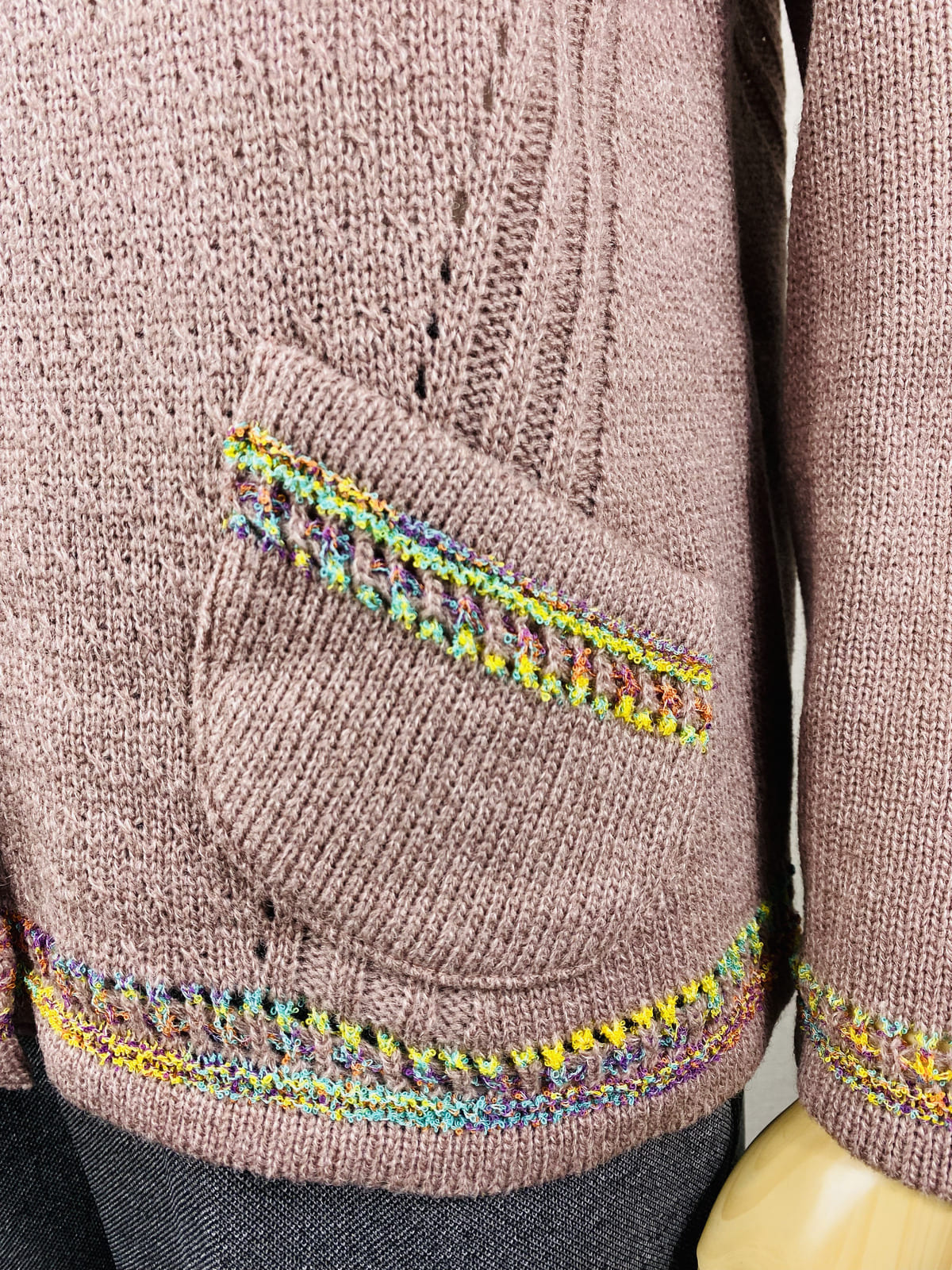 2４年製　【Sサイズ】　日本製アルパカ混カーディガン