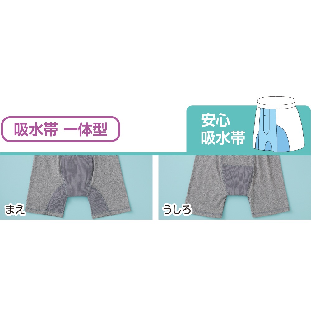 安心快適ロングボクサーブリーフ