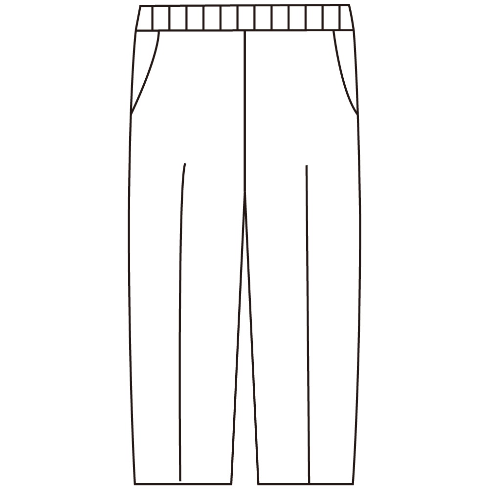 裏起毛トウガラシ加工深履きらくらくパンツ