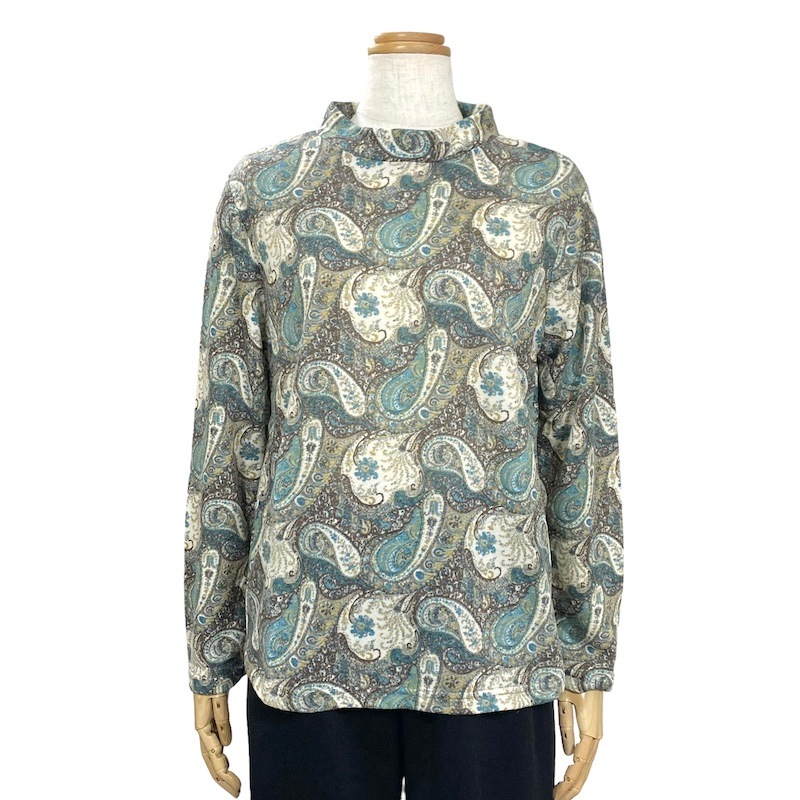 【Sサイズ】ペイズリー柄カットソー