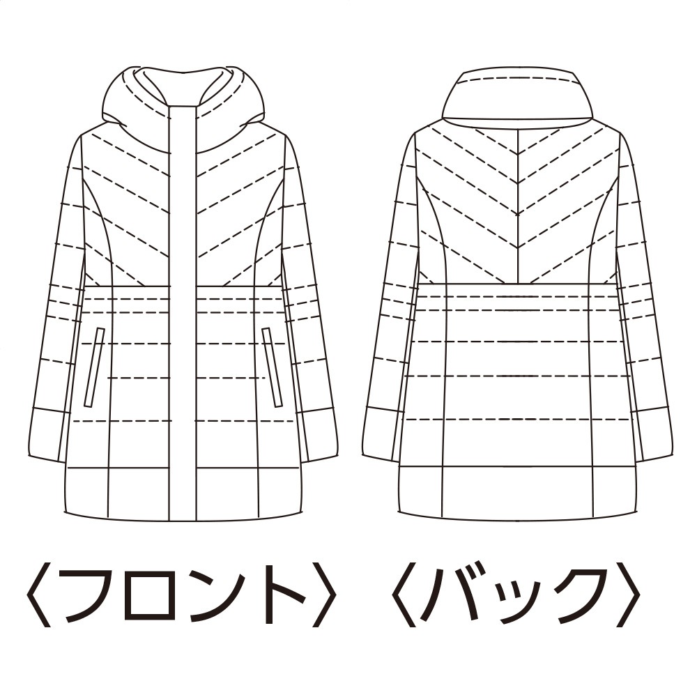 楽伸びストレッチダウンコート