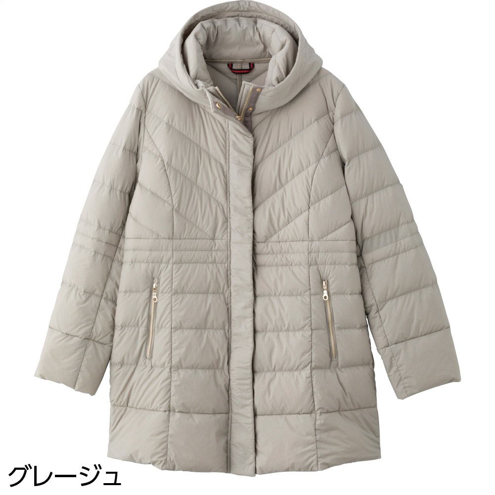 楽伸びストレッチダウンコート