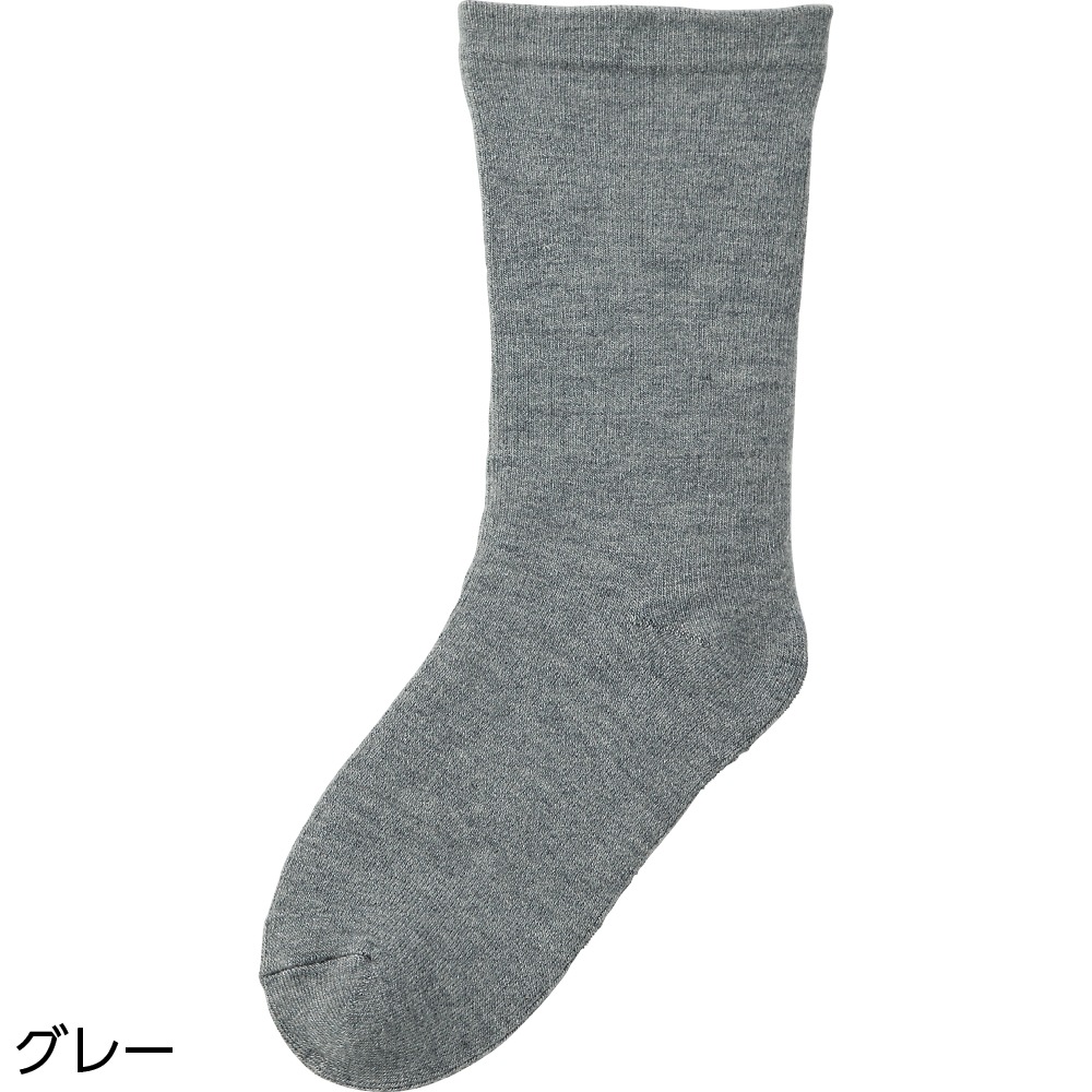 ゴムなしあったか裏起毛パイルソックス
