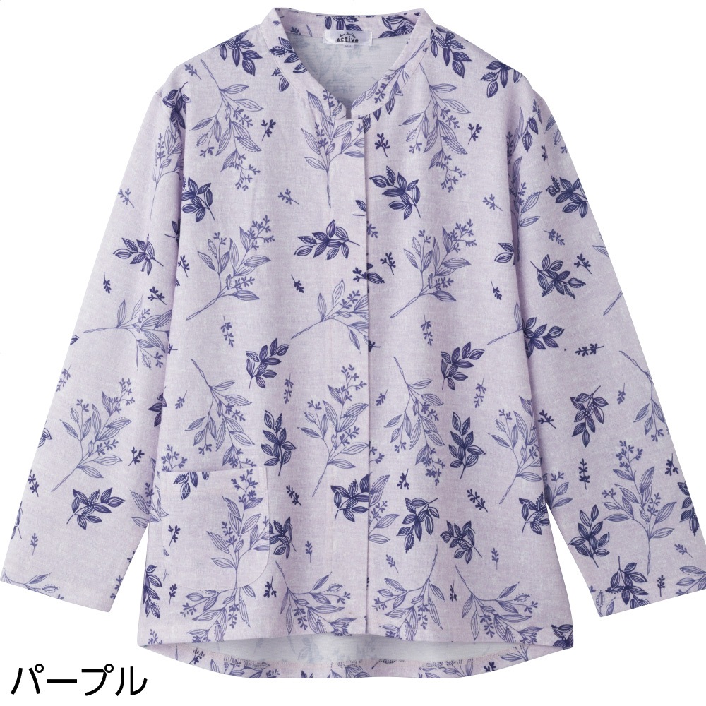 ワンタッチテープ前開きＴシャツ