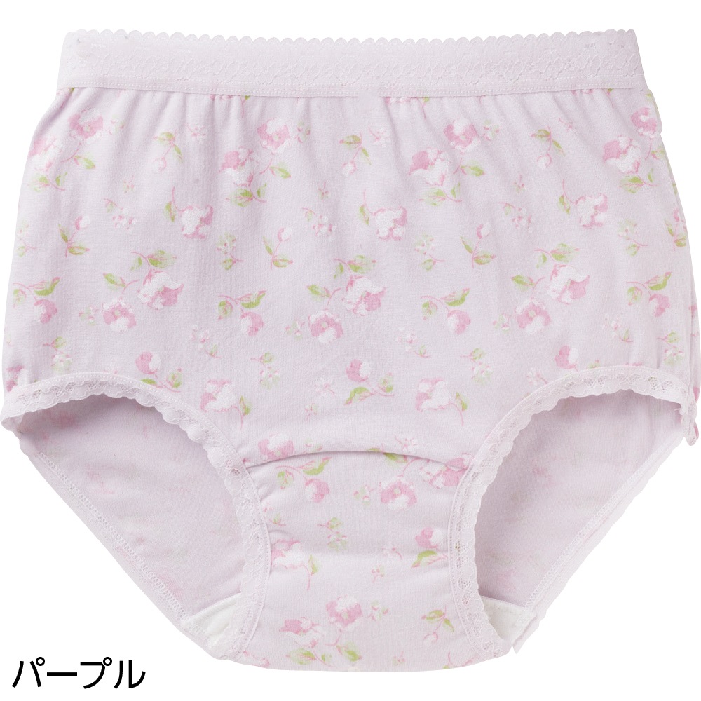 安心快適花柄ショーツ