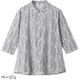 7分袖ロングファスナーＡラインＴシャツ
