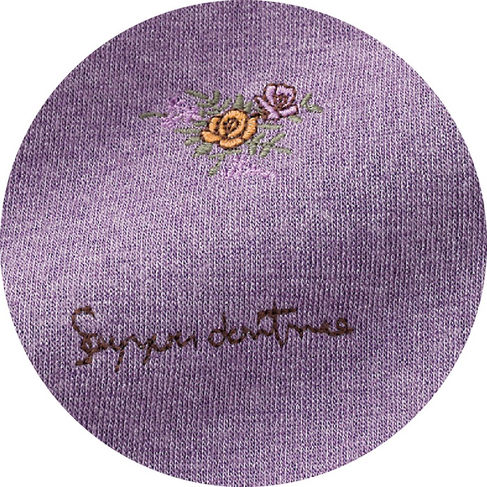 裏起毛ワンタッチテープポロカーディ