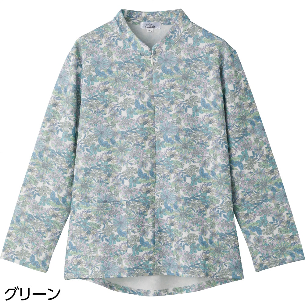 ロングファスナーＴシャツ
