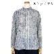 【Sサイズ】モノトーンプリントハイネックTシャツ