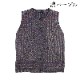 【Sサイズ】日本製ミックスカラー編み柄ベスト