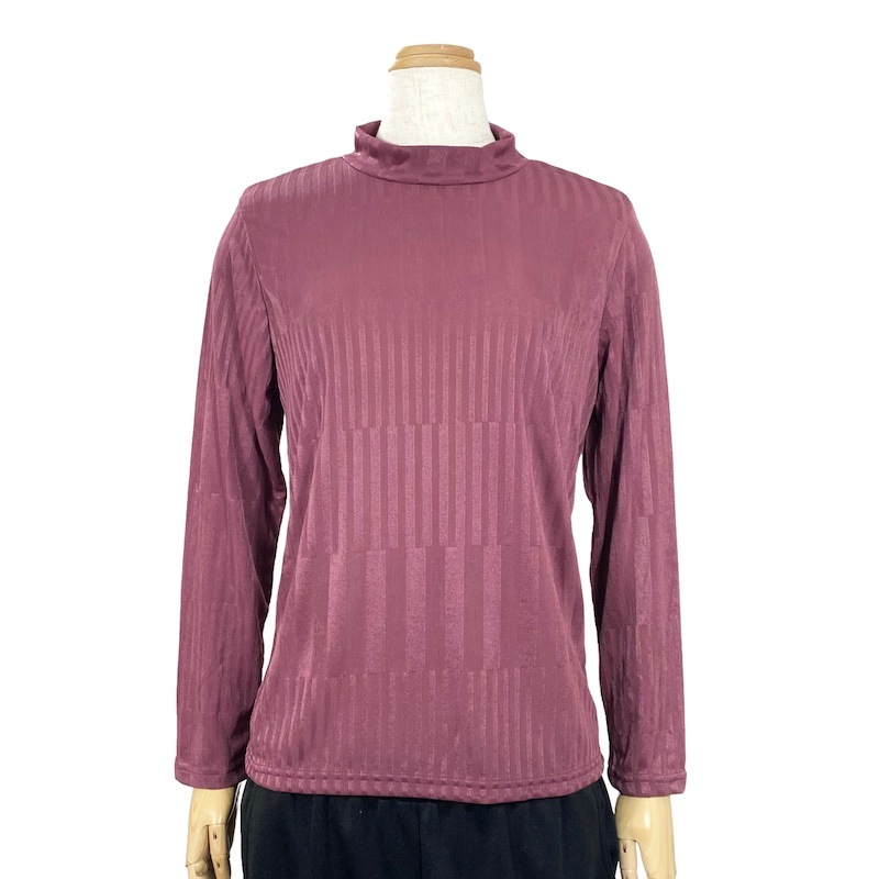 【Sサイズ】リブハイネックTシャツ