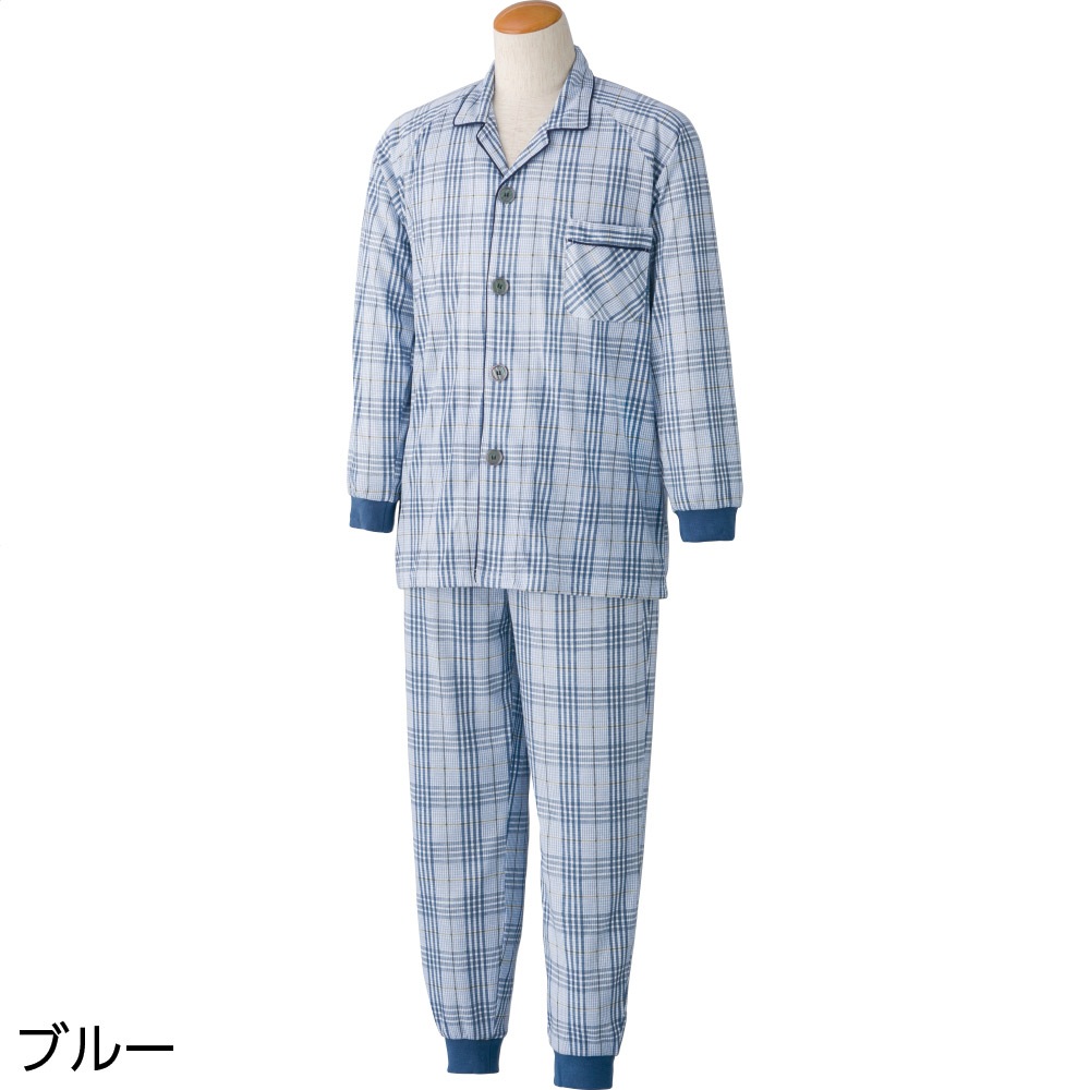 大きめボタンパジャマ