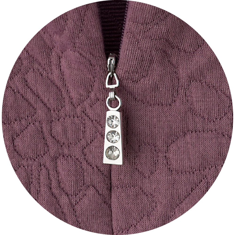 ロングファスナーキルトＴシャツ