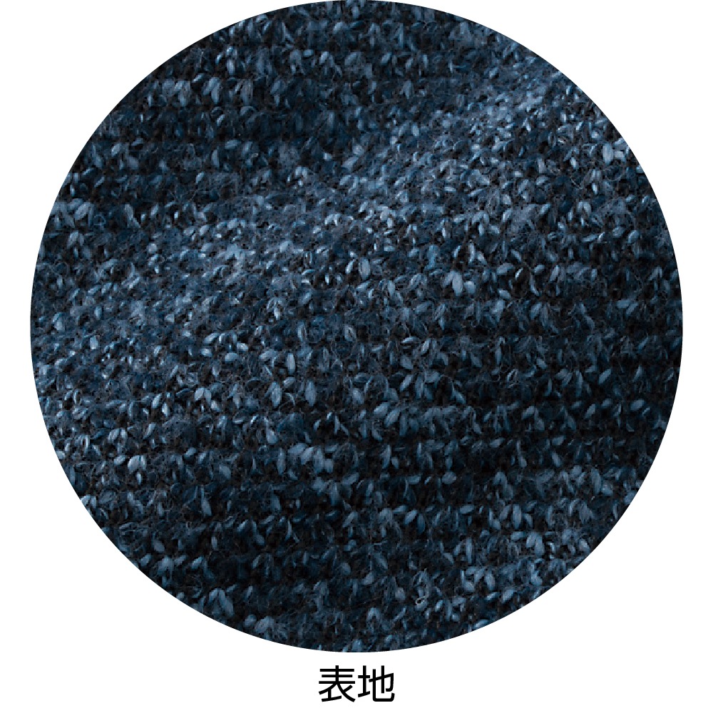 裏フリースフルジップベスト