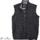裏フリースフルジップベスト